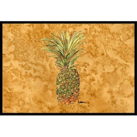 Carolines Treasures Carolines Treasures 8654MAT 18 x 27 in. Pineapple Indoor Or Outdoor Mat 8654MAT